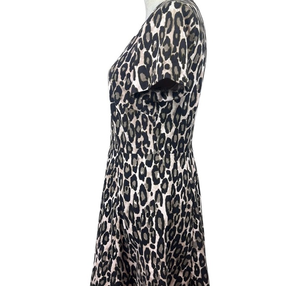 Kate Spade leopard print fit and flare dress size 10 - Picture 5 of 13